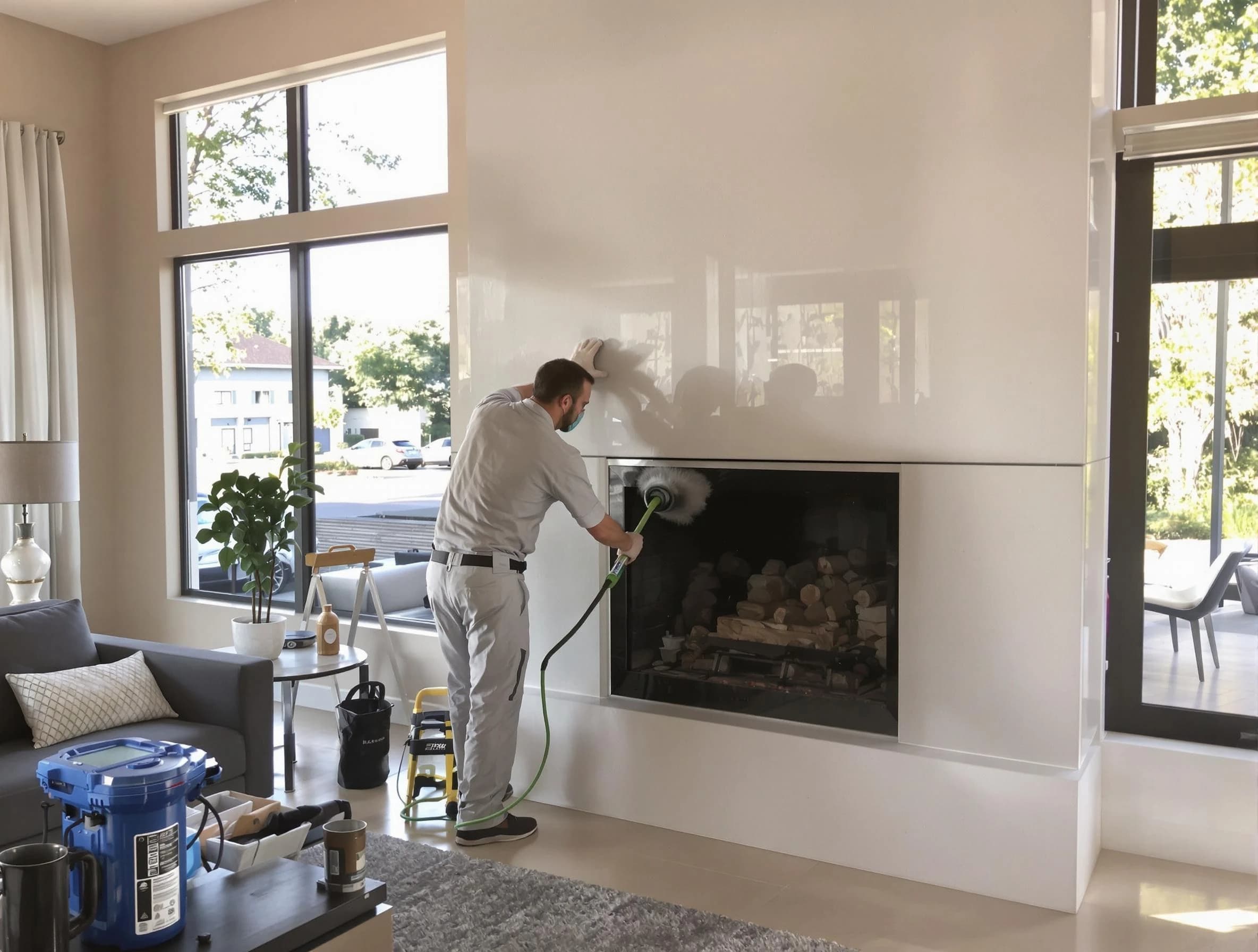 El Cerro Chimney Sweep performing thorough soot removal in El Cerro, NM