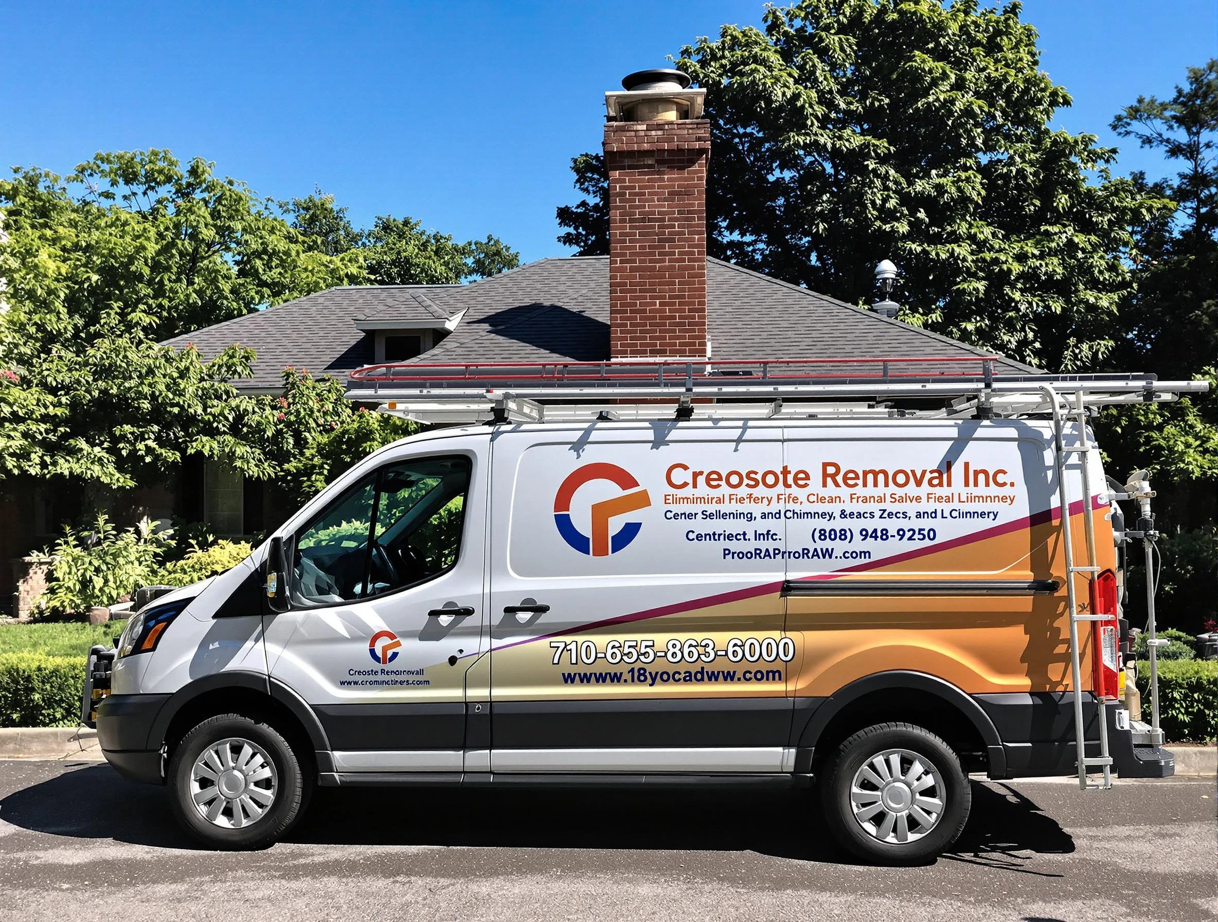 El Cerro Chimney Sweep technician removing creosote safely in El Cerro, NM